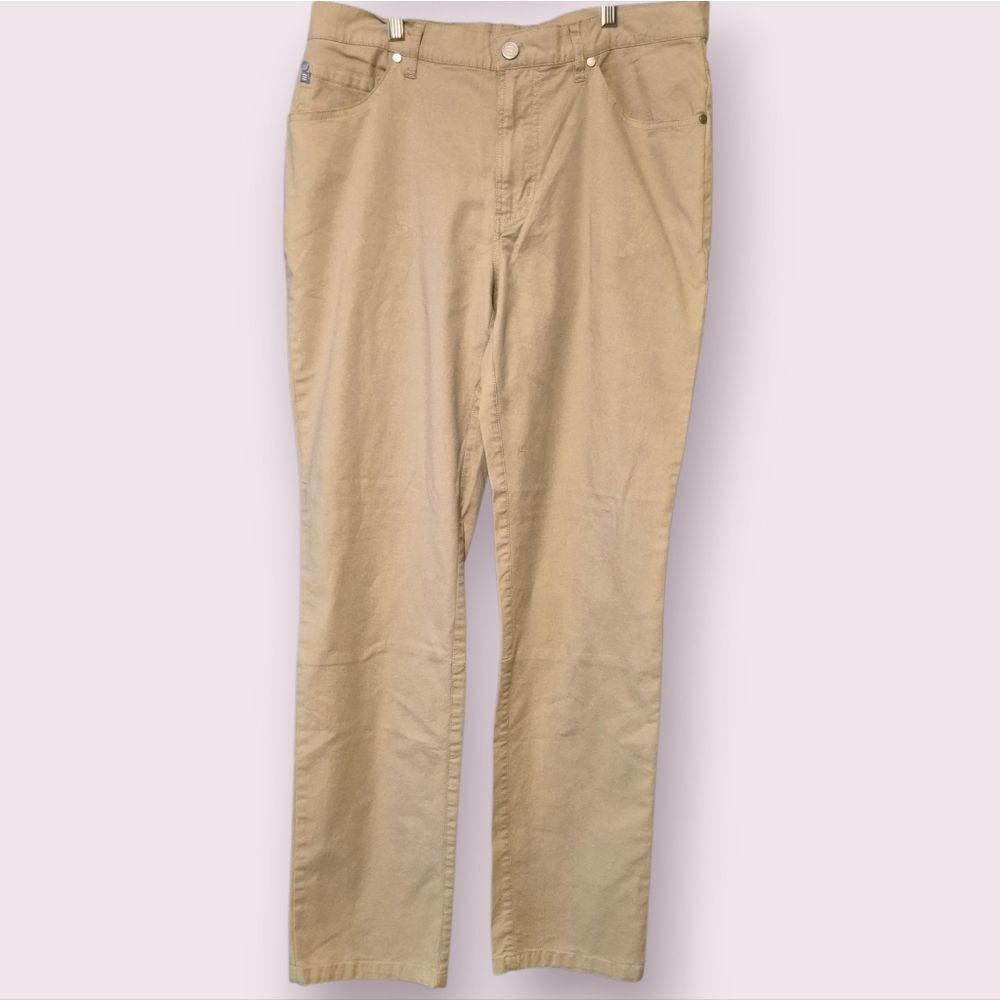 FREE FLY Pants Mens 34x32 Straight Timber Brown Stretch Canvas Fish | EUC